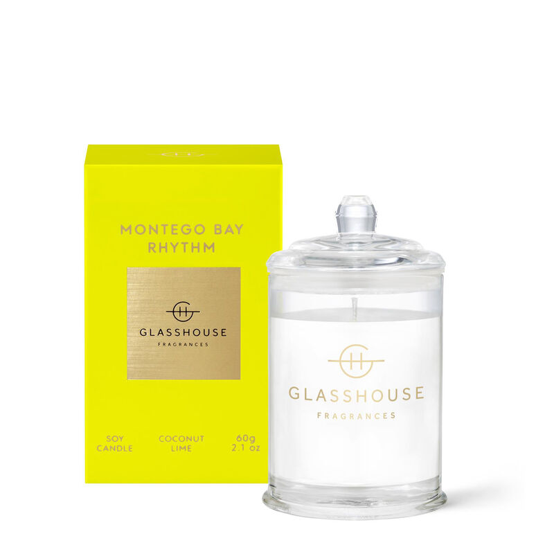 Glasshouse Fragrances Montego Bay Rhythm Soy&nbsp;Candle 60g image number 0